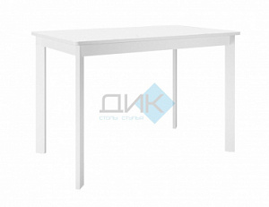 Стол DikLine LK90 Керамика Mono white (белый матовый) /подстолье белое/опоры белые